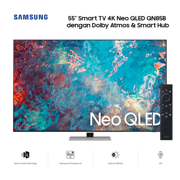 Samsung QLED 4K UHD Smart TV 55" - 55QN85B | QA55QN85AAKXXD